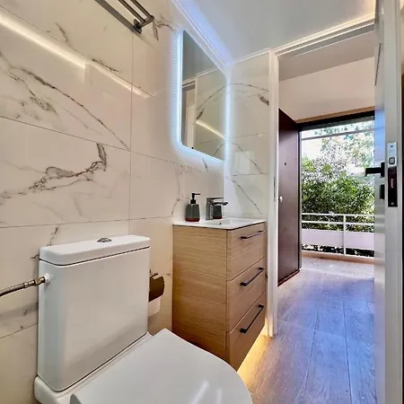 Peaceful Studio 2 Mins From Beach And Main Square Athens Exterior photo